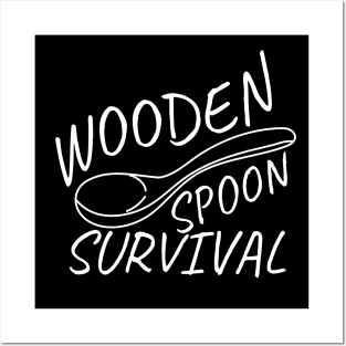 Funny Sayings - Wooden Spoon Survival Posters and Art